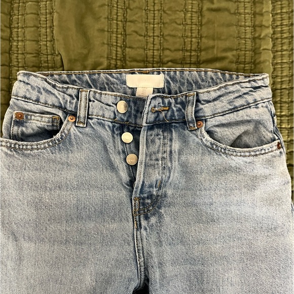 H&M Straight Leg Jeans - Size 2 - Picture 2 of 4